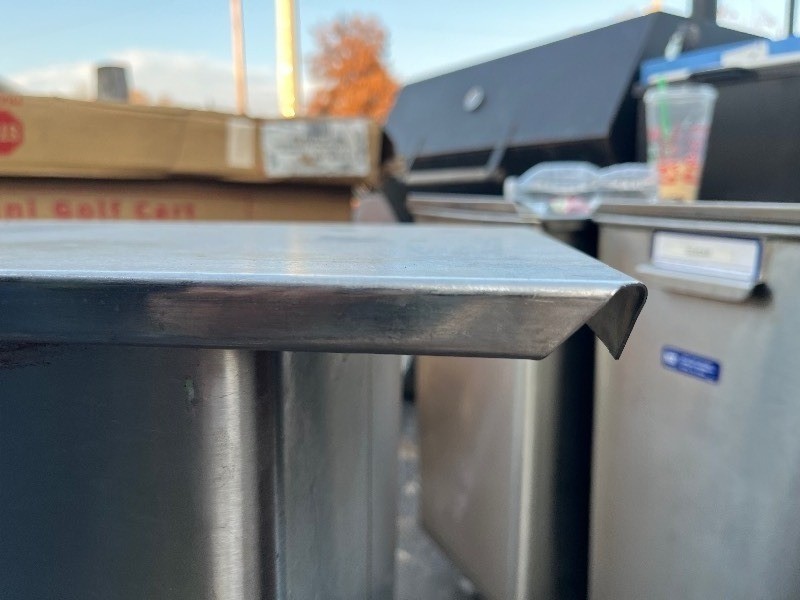 NSF Commercial Quality INGBIN-1CMPT1 S/S One Compartment Ingredient Bin