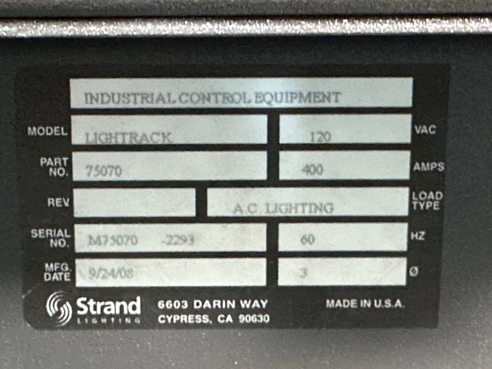 Philips Strand Lighting LightRack Control Rack