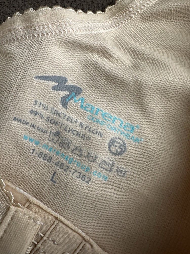 Marena comfort wear post surgery compression bra Size Large