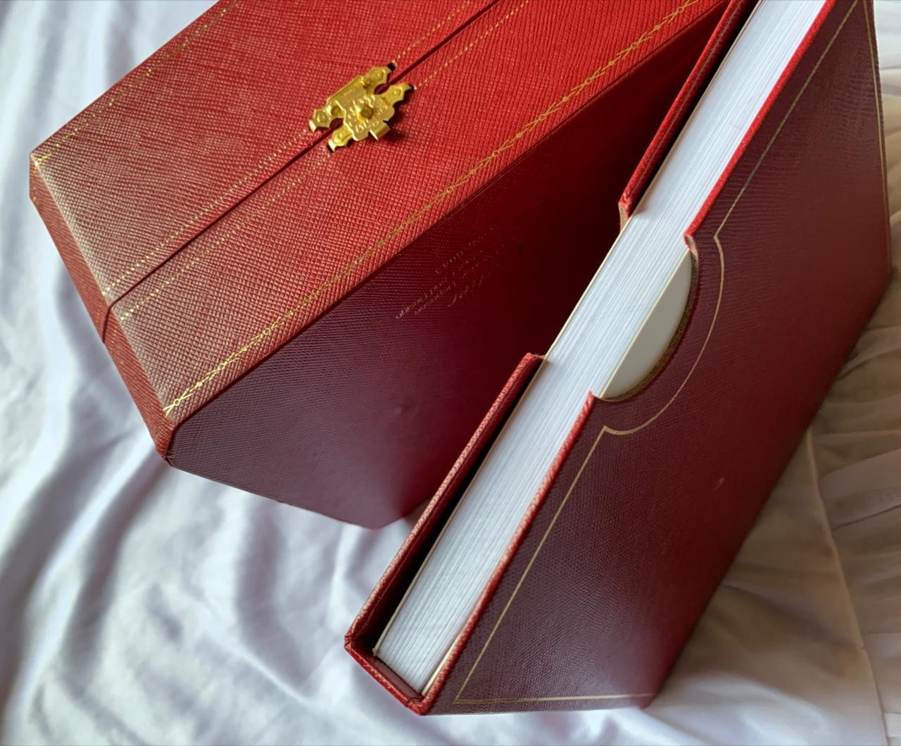 Cartier watch Presentation Box with booklet & Tags Empty Box DUTY PAID 20 Day de