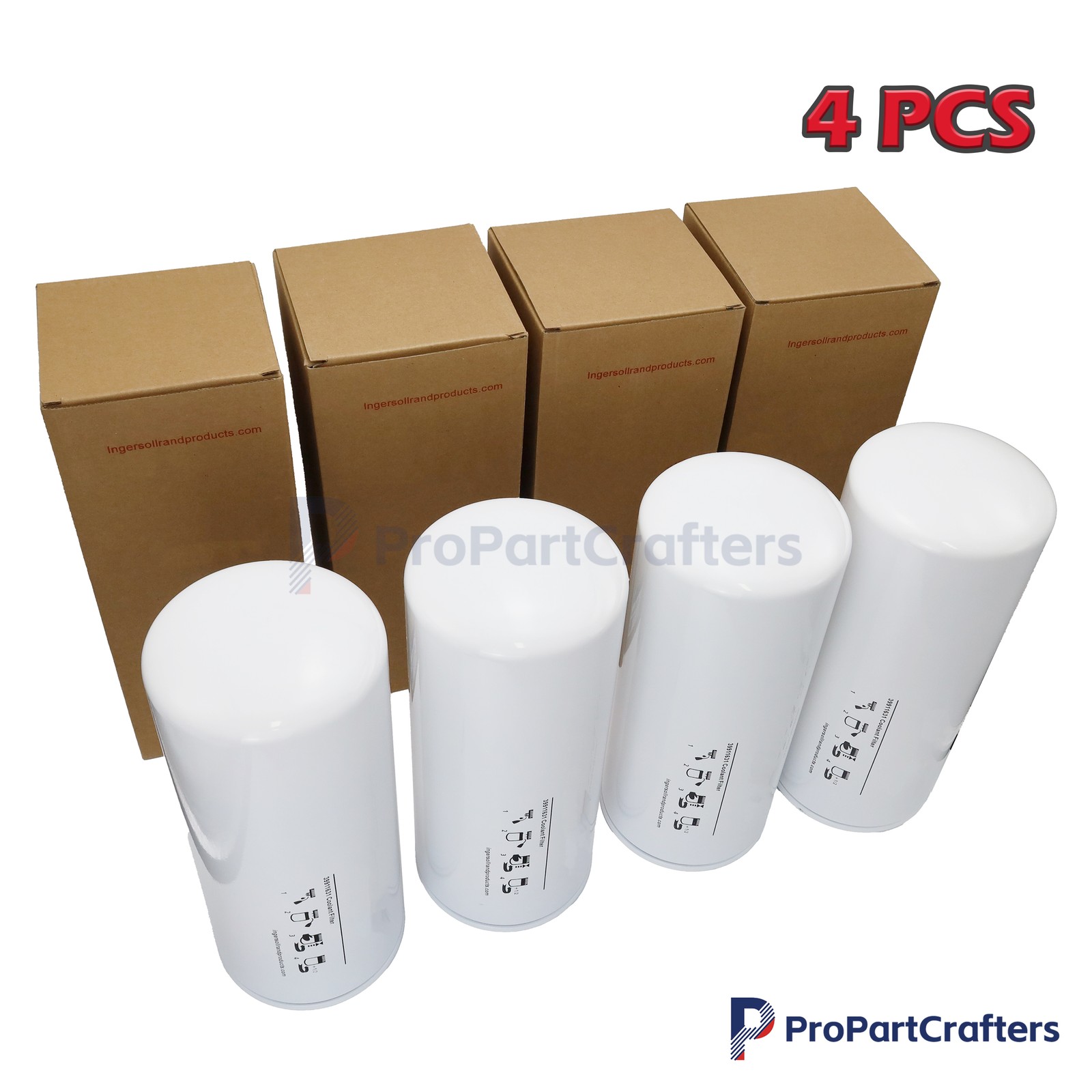 4pcs Oil Filter NEW In Box For Ingersoll Rand 39911631