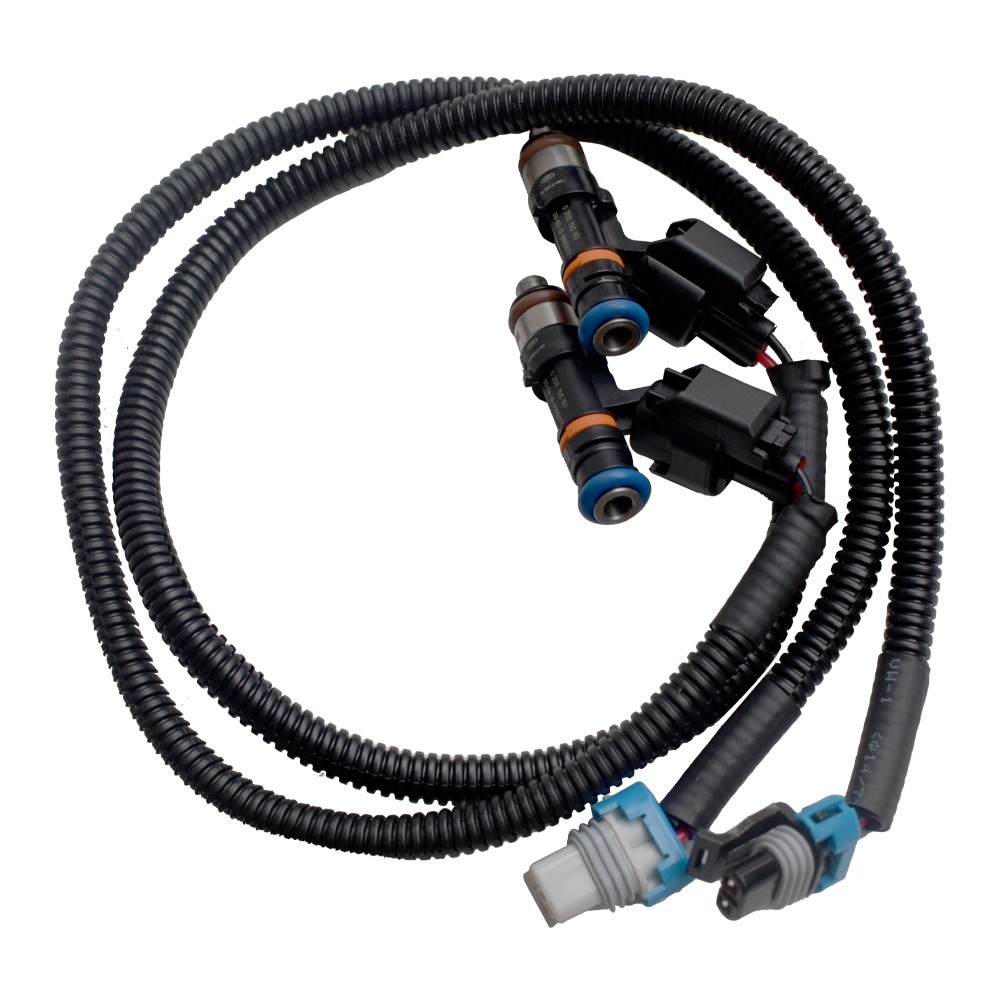 Pair Fuel Injectors w/Harness For 2011 12 13 14 Polaris Ranger XP 800 Ranger 800