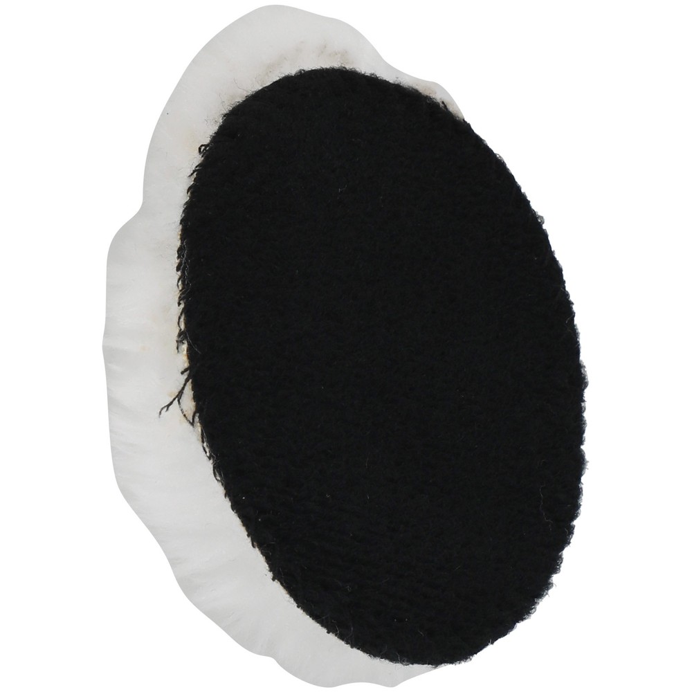 10pcs Lambskin Wool Buffing Pads 3inch Hook Loop Polishing Wool Buffer