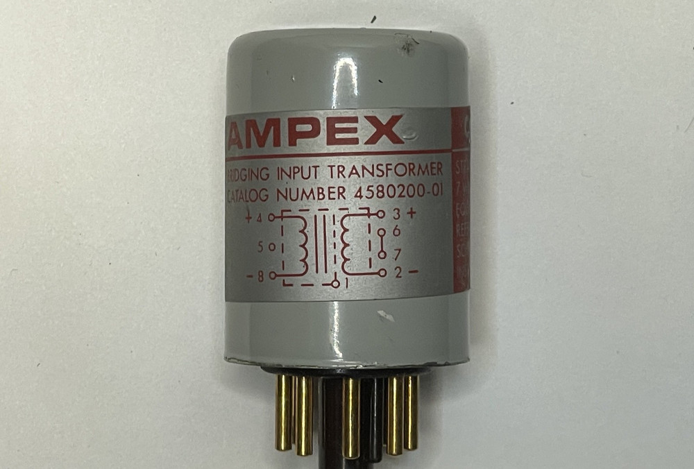 Ampex 4580200-01 Bridging Input Transformer Octal 8-Pin Tested