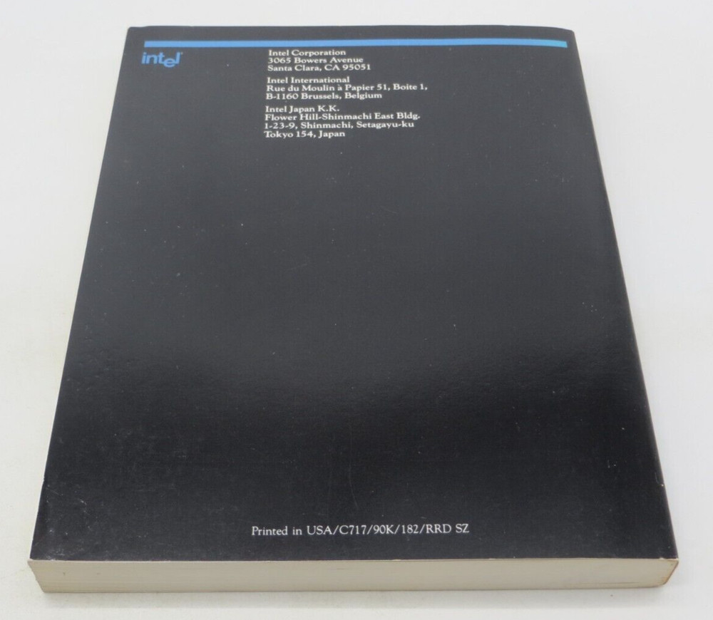 intel Systems Data Catalog 1982 vintage computer book 210299-001