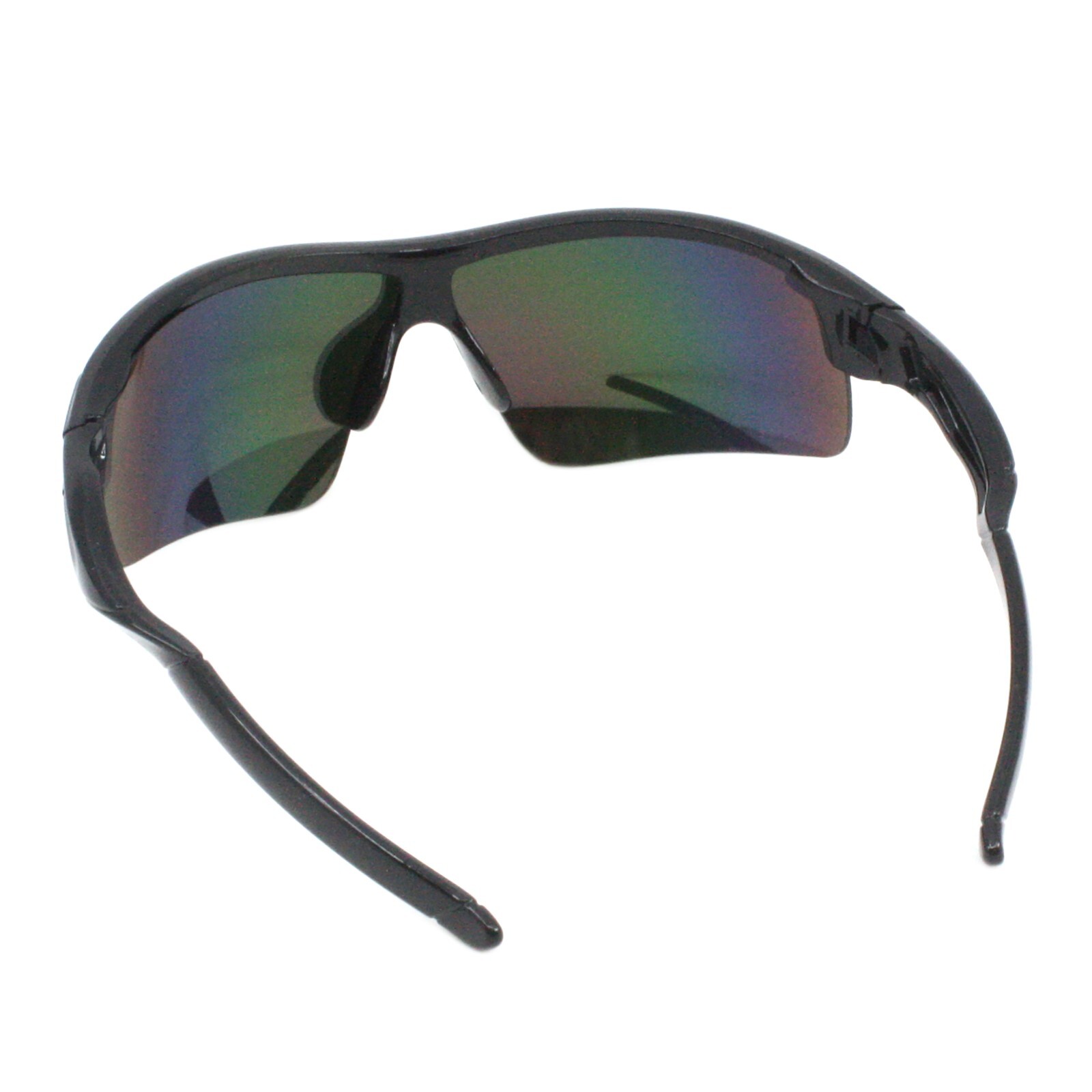 Kids Boys & Girls Sunglasses Sporty Wrap Around Half Rim Mirror Lens UV400