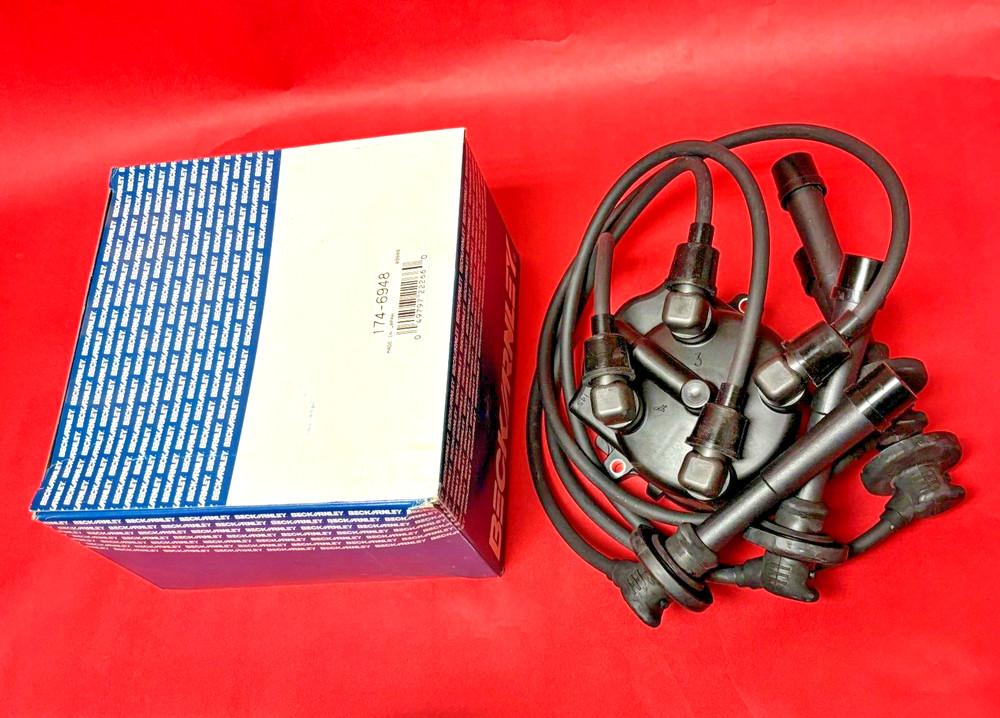 Distributor Cap/Spark plug wire -Eng Code: 4AF, 2BBL fit 88-89 Toyota Corolla