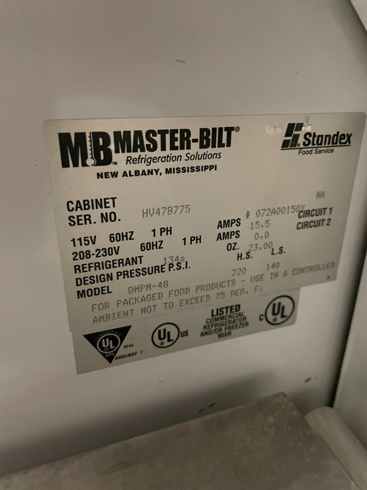 Master-Bilt QMPM-48 – 48” Refrigerated Open Merchandiser