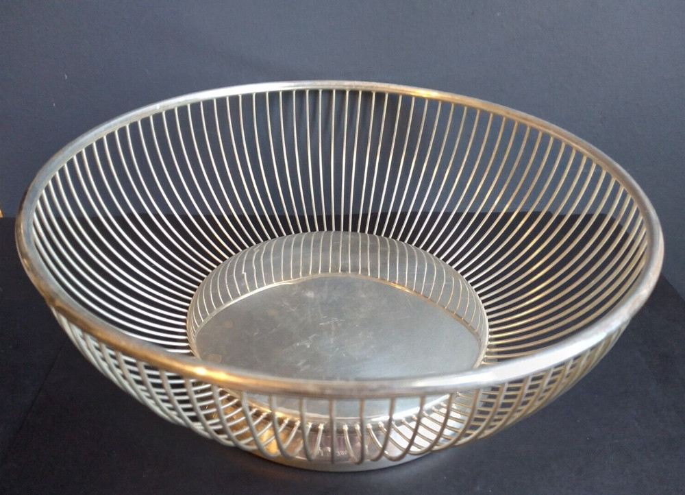 Gorham Silver Fruit Bowl YC742, 9.5" wire, round