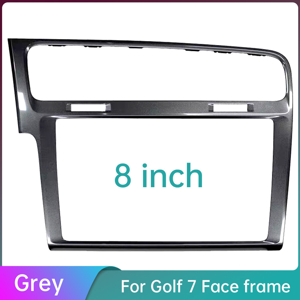 Original 8 inch Grey Car Auto Radio Frame Panel Decorative Frame For VW Golf 7