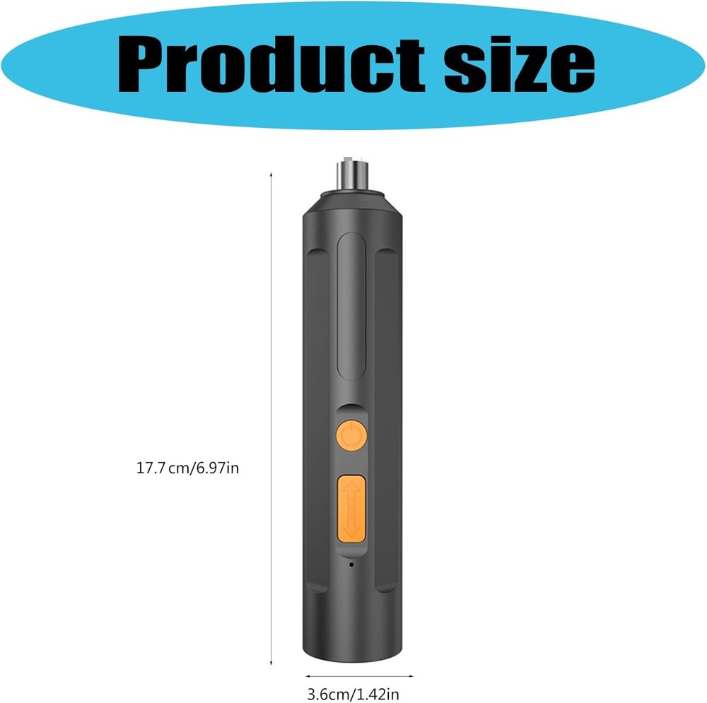 Electric Screwdriver with Features Overload Protections Intelligent Battery