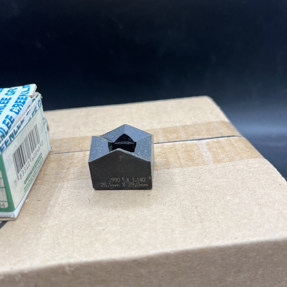 Greenlee 60048 Knockout Rectangular Rectangle Replacement Punch .990 x 1.14 In