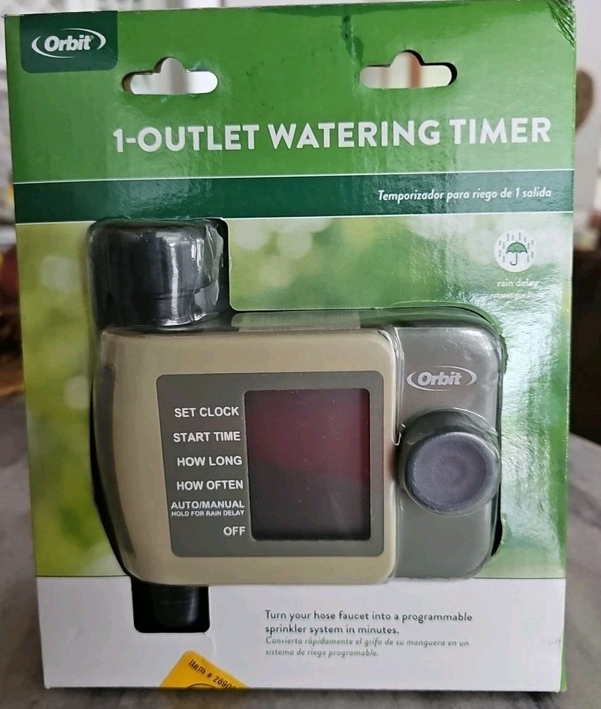 Orbit 58952 Sprinkler Timer Programmable Watering Timer Lawn Hose 1 Outlet Zone