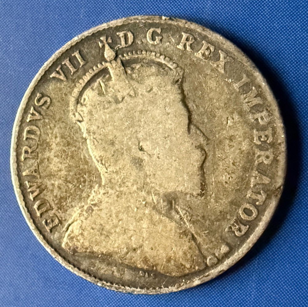CANADA 10 CENT 1903 H SILVER KM 10