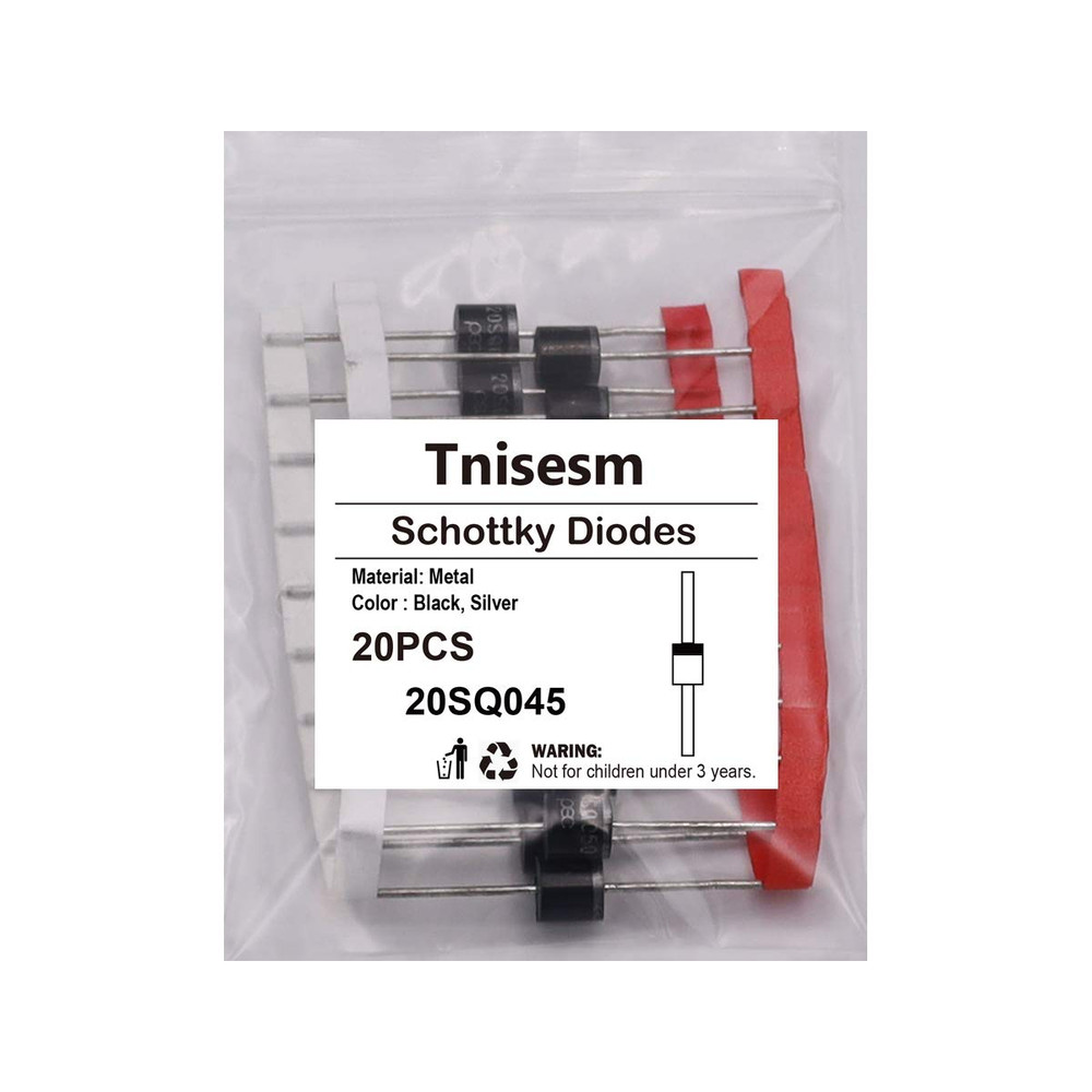 20 Pcs 20SQ045 20A 45V Schottky Blocking Diode, Rectifiers Diode,Diode Axial Kit