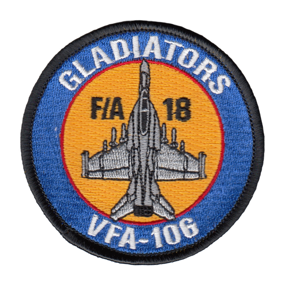 VFA-106 GLADIATORS F/A-18 STANDARD SHOULDER PATCH