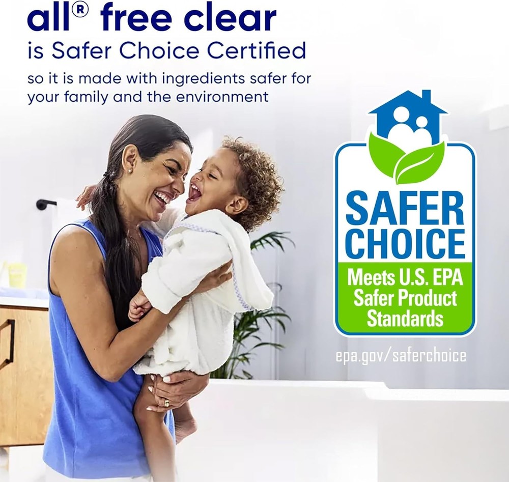 All Free Clear, Original, Liquid Laundry Detergent, 50 Oz, 66 Loads