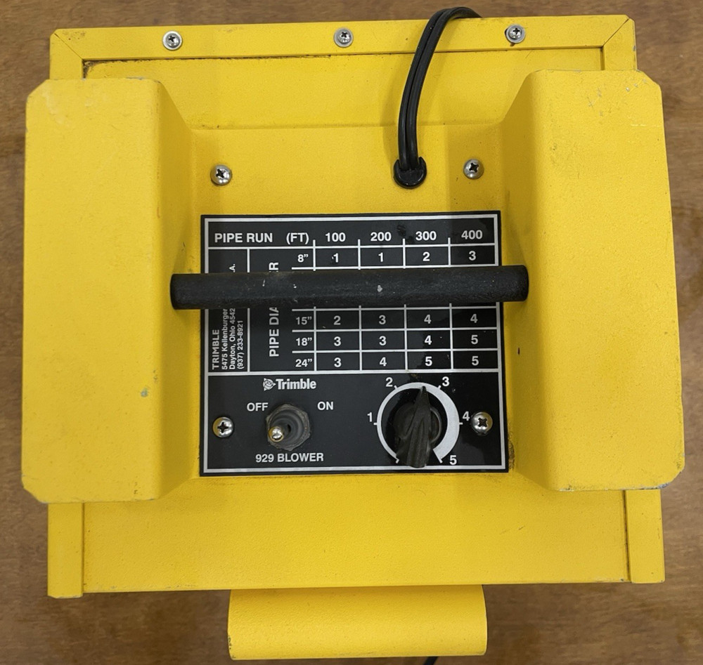 Trimble Spectra 929 Precision Pipe Laser Blower - No Hose - UNTESTED -GUARANTEED