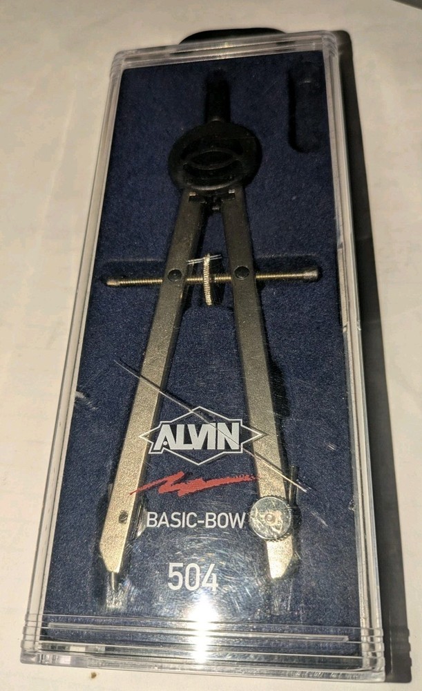 Alvin Basic Bow Pencil Compass / Divider #504 - ** No Pencil Leads***