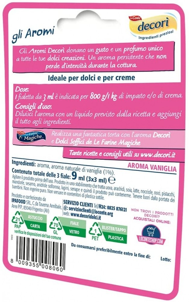 Decorì Vanilla Aroma.