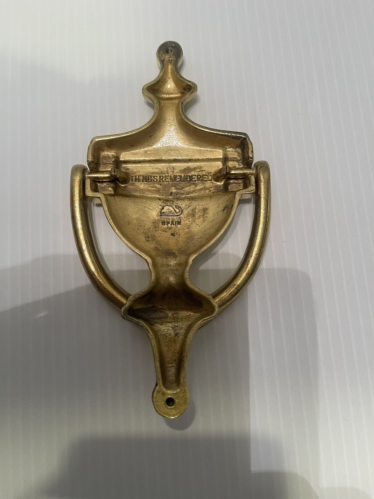 Solid Brass Door Knocker Personalized "The Perry’s " Things Remembers