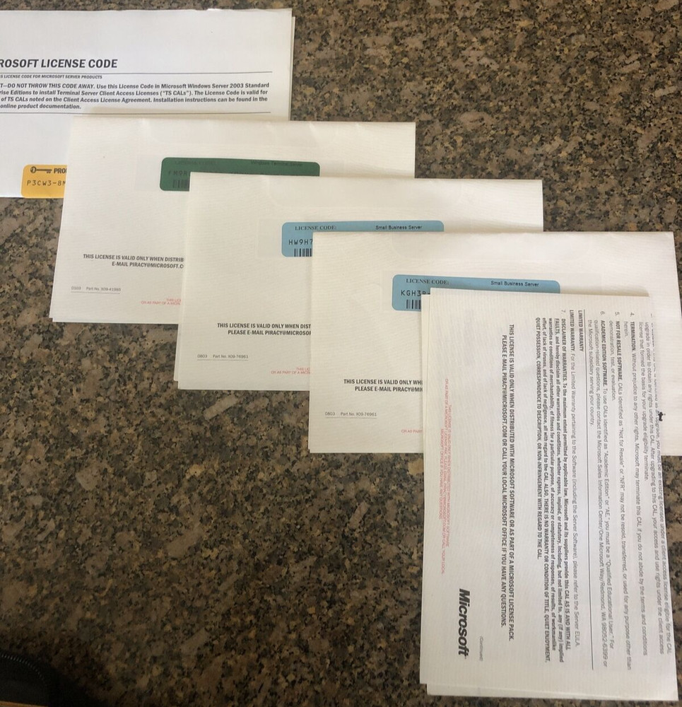 Microsoft Action Pack-Asst. Software 48 CDs- Many Keys Included