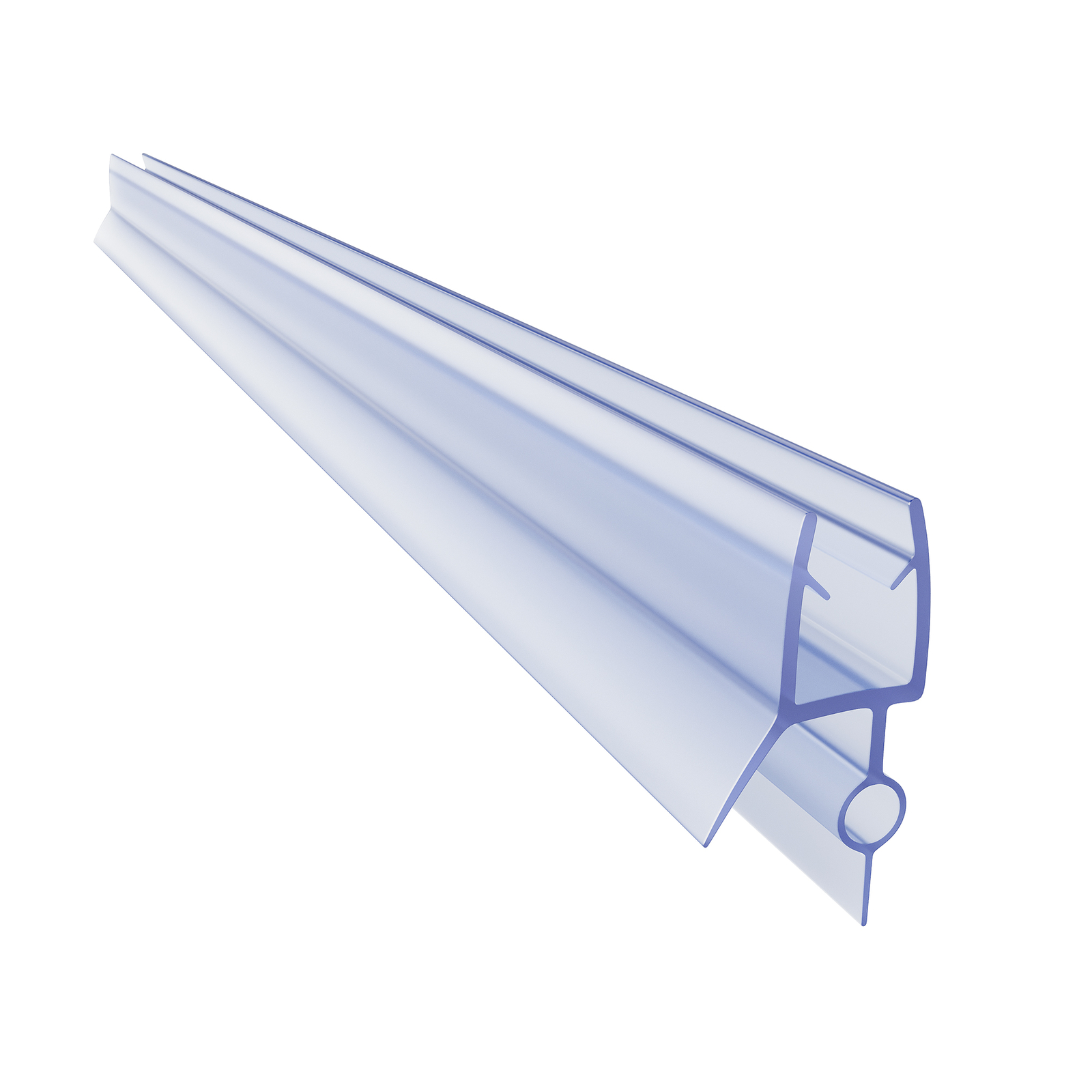 2-Pack Shower Door Bottom Seal (1/4")-Inch Glass, 28" Length - Shower Door Sweep