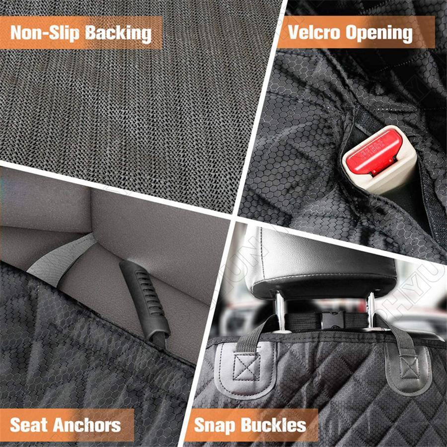 Waterproof Car Back Seat Cover Pad Rear Bench Pet Dog Cat Travel Hammock Cushion