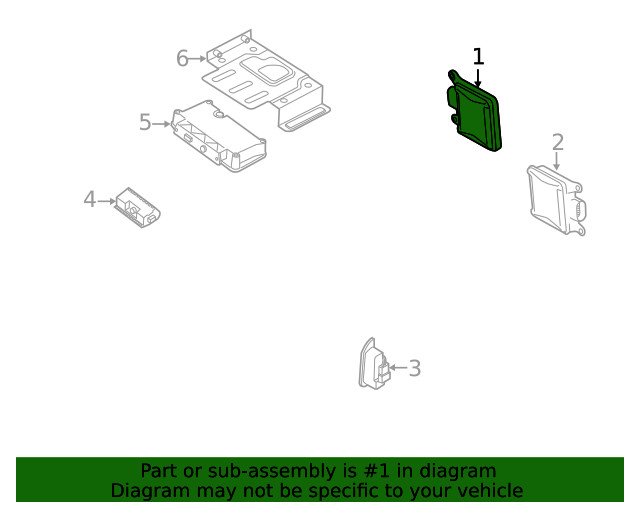 Genuine Audi Control Module 4H0-907-566-A