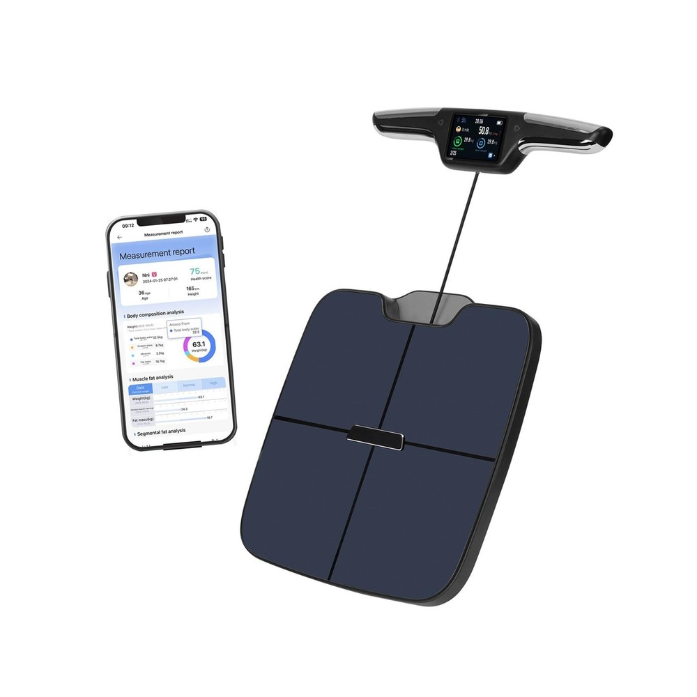 Smart Scale for Body Weight Multi-User Mobile App 8 Electrode Dual Frequency ...
