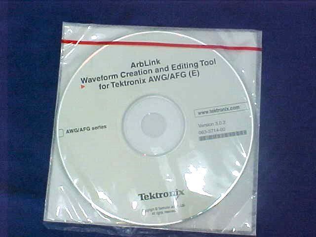 ARBLINK TEKTRONIX AWG/AFG WAVEFORM CREATION EDITING TOOL  SOFTWARE 3.0.2 SI