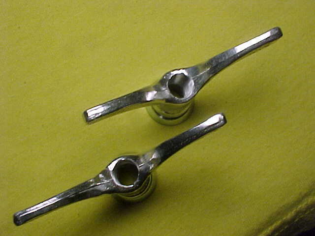 4 NOS Vintage Bicycle Wing Axle Nuts