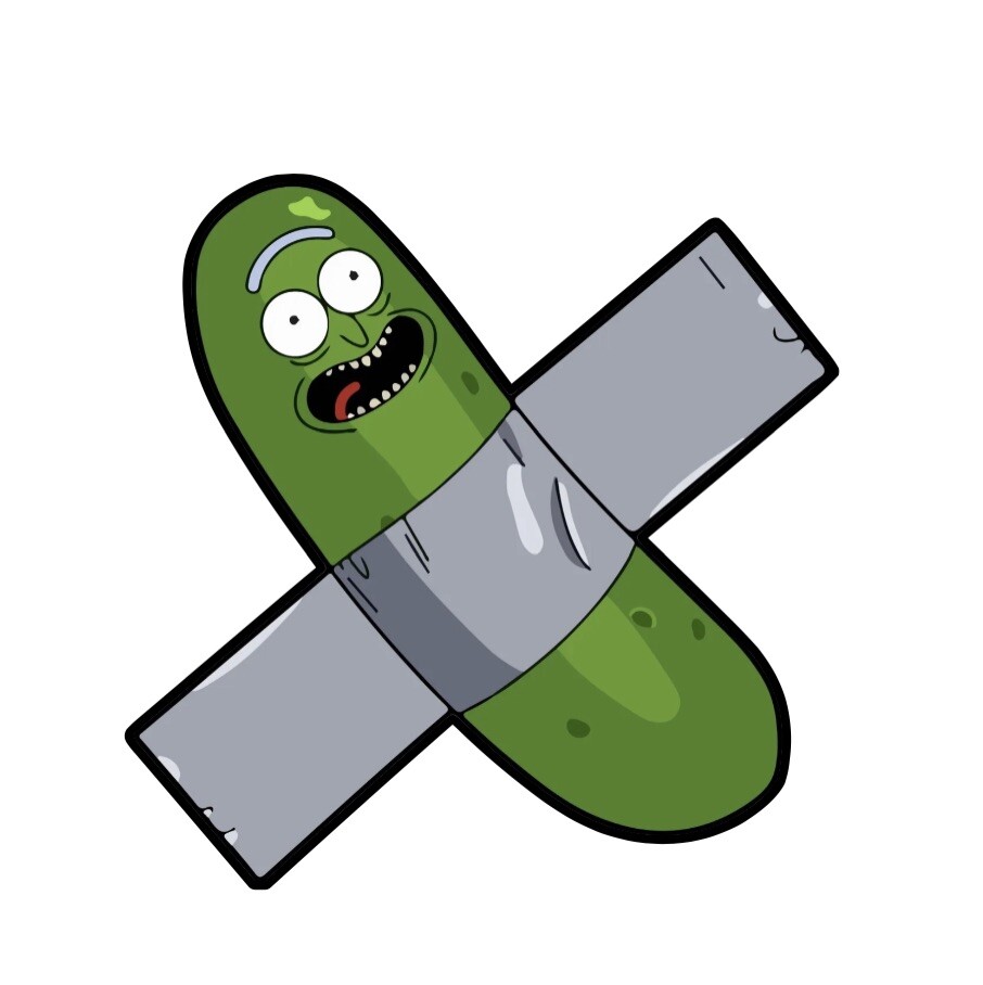 PICKLE RICK Sticker