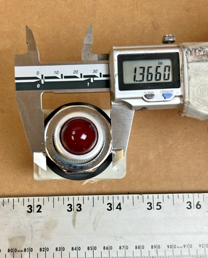 Square D Red LED Illuminated Indicator Model 9001KMF1