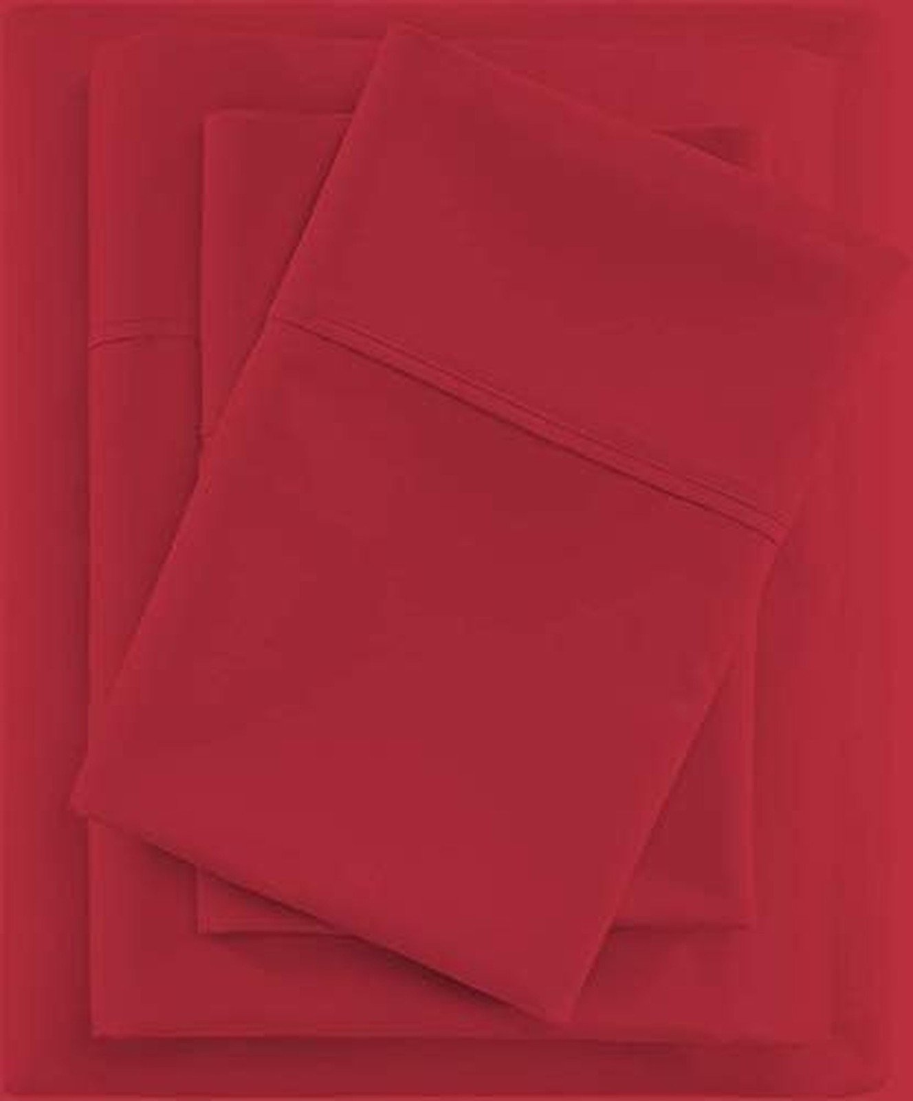 Elegant Decor 500 Thread Count Flat Sheet Set 3 Piece 100% Egyptian Cotton Sh...