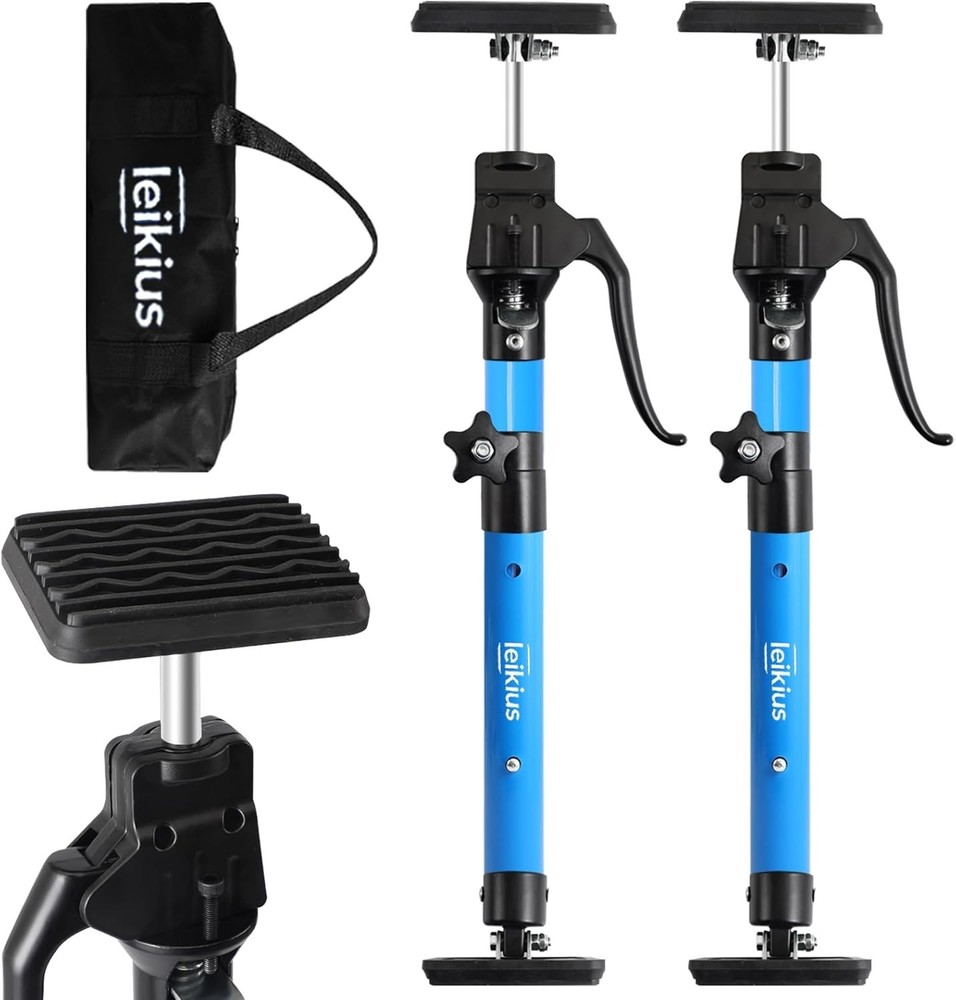 Adjustable 3rd Hand Cabinet Jacks - 2PC Support Poles for Quick Installation