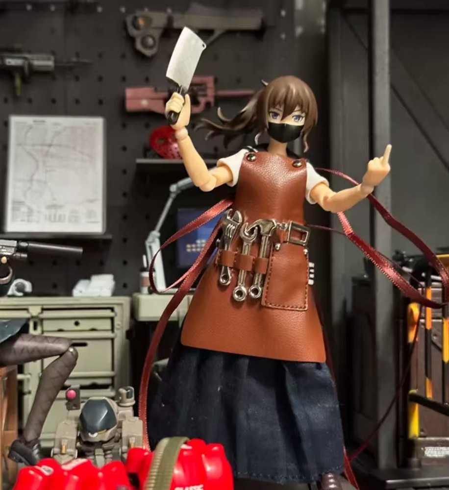 1/6 Soldier Accessories Apron(10*8cm)+Tools Model for 12''Action Figures