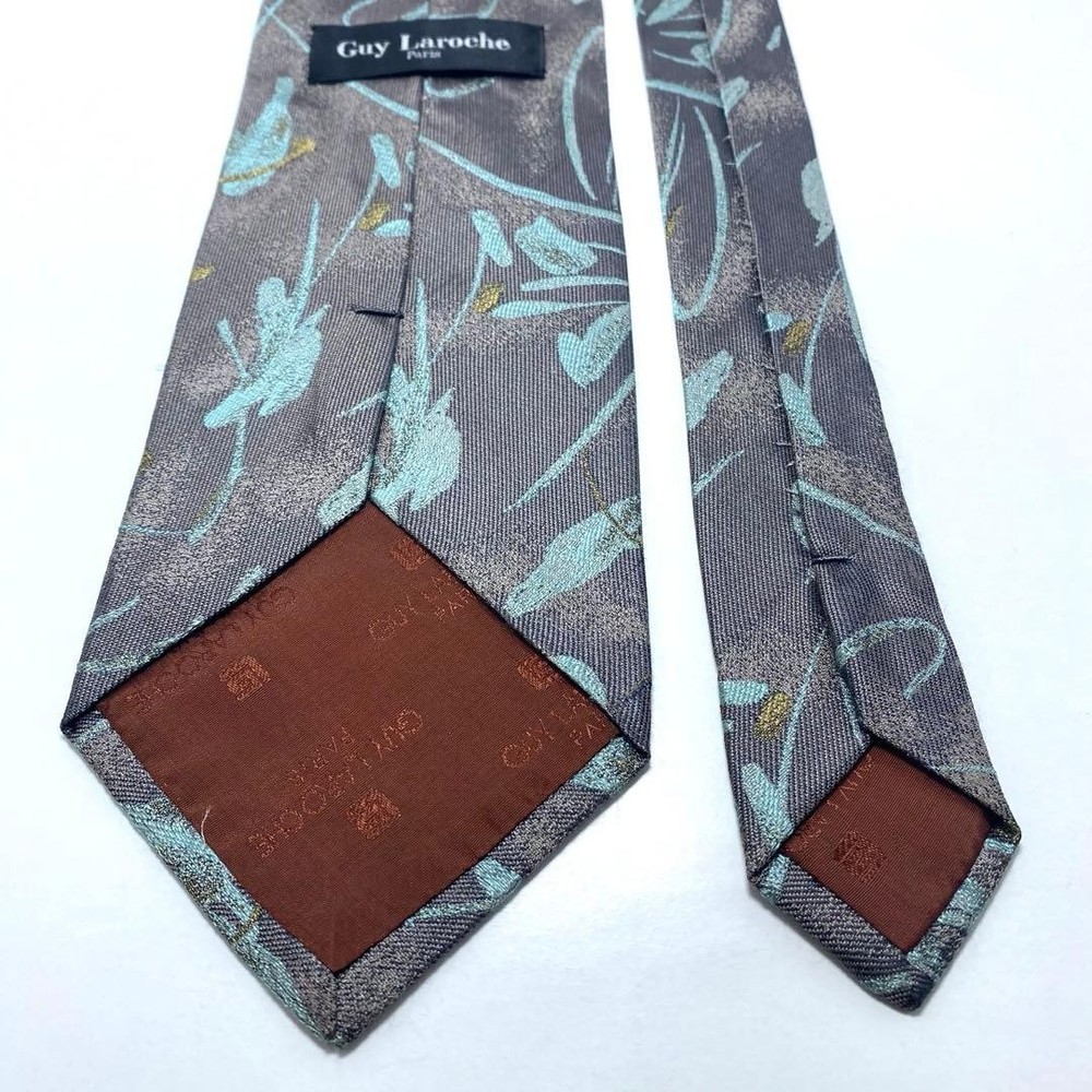 good Guy Laroche tie all pattern mint green