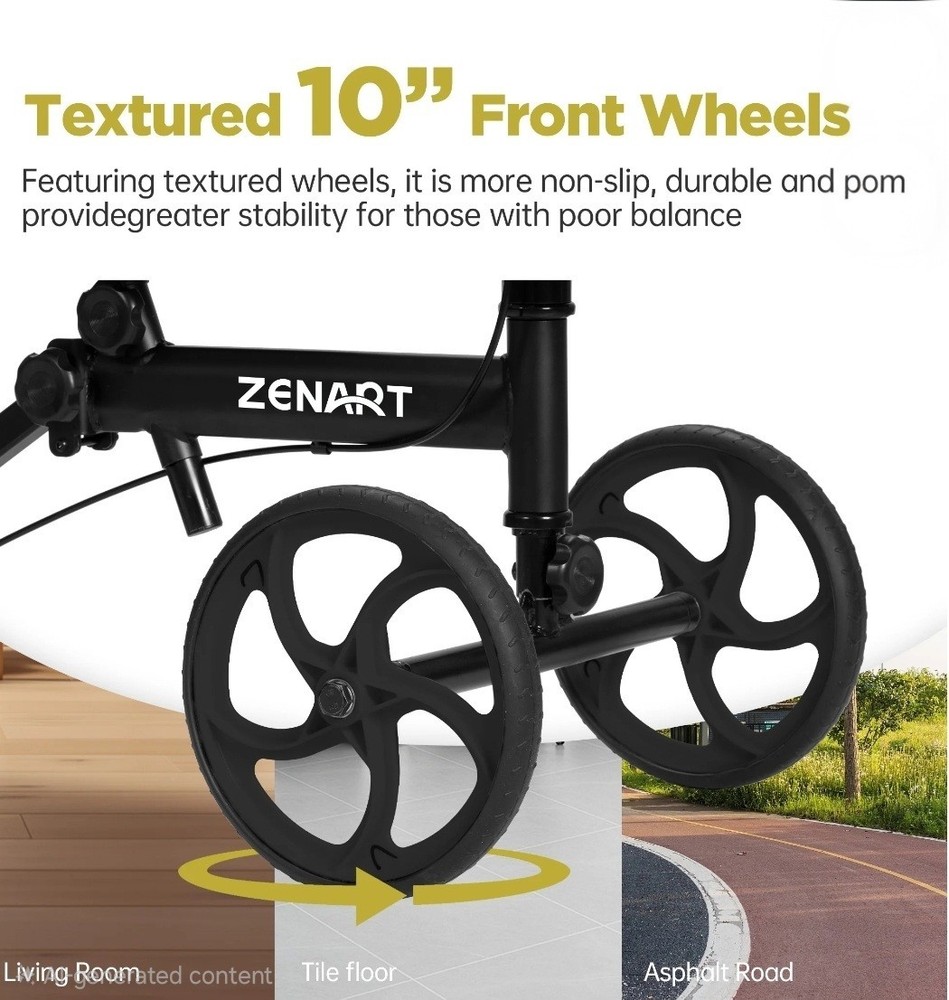 Zenart Knee Walker MT-9253 Black Scooter