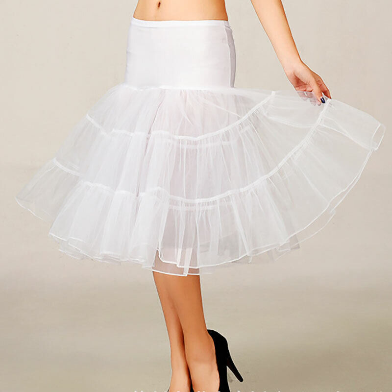 1950S Women's Petticoat Skirt for Party Underskirt Crinoline Slips Tutu Skirts