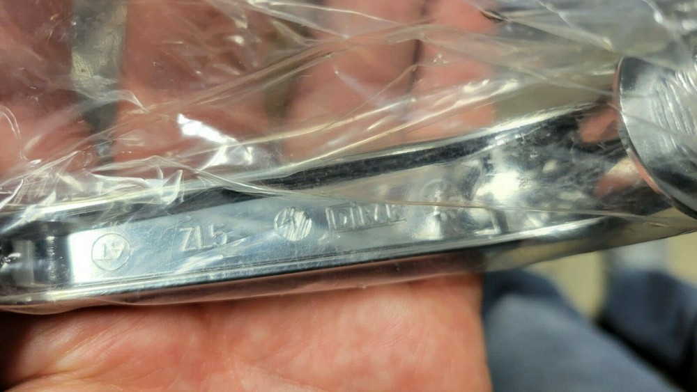 New Dirak L-Type 522 Main Door Silver Chrome Handle w/ 2 Keys