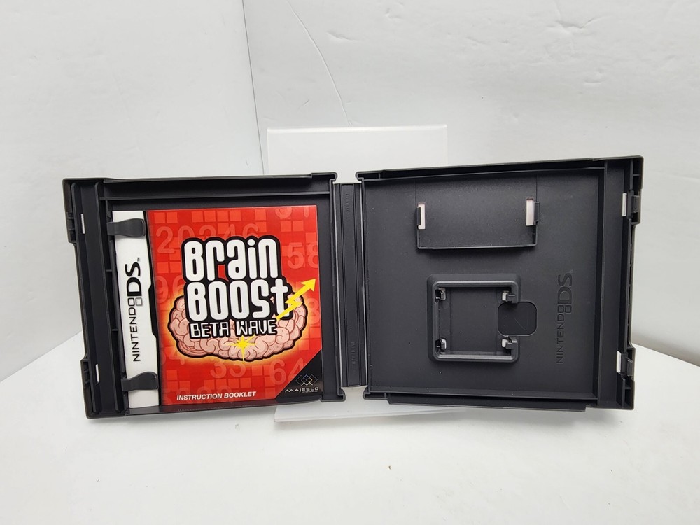 Brain Boost Beta Wave Majesco Nintendo DS Empty Keep Case and Manual Only