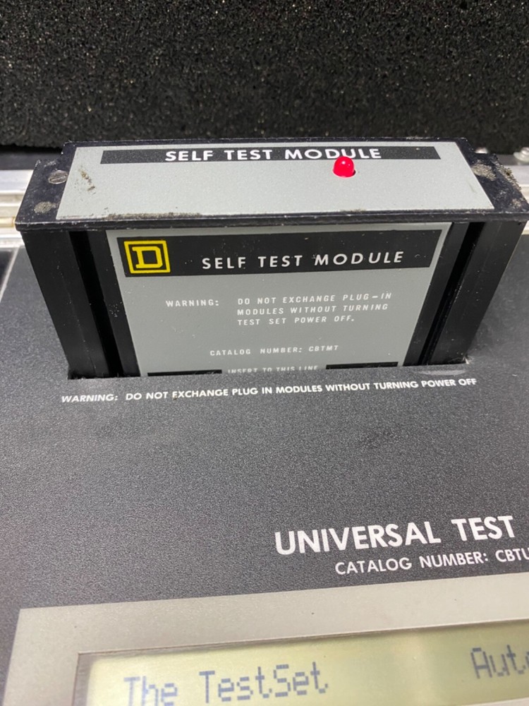 Square D Universal Test Set CBTUI, CBTM3 ME-NE-PE Test Module, TIF 770