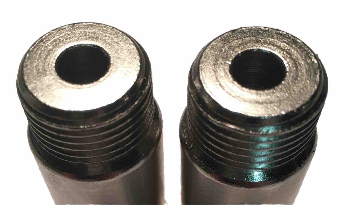 (2) Non Fouler Spark Plugs Adapters 18 Mm X 1.50