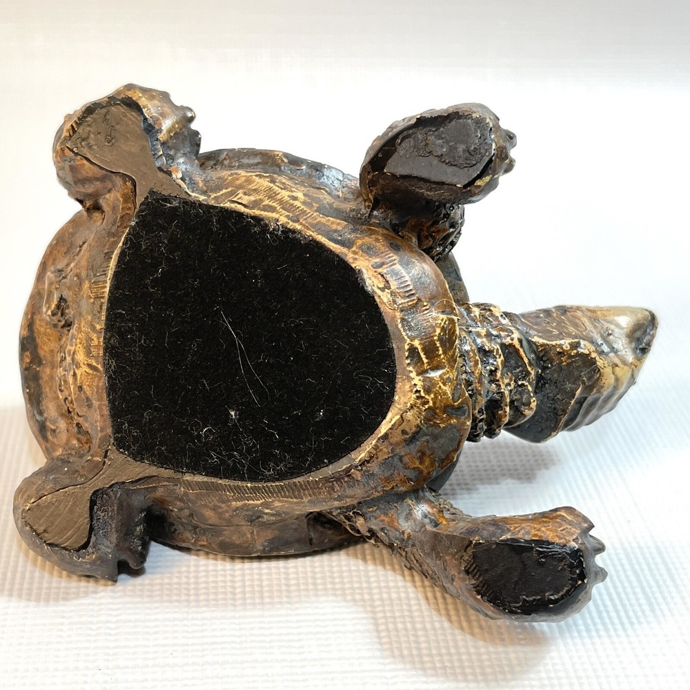 Realistic Looking Resin Turtle Tortoise Collectable 3.5”