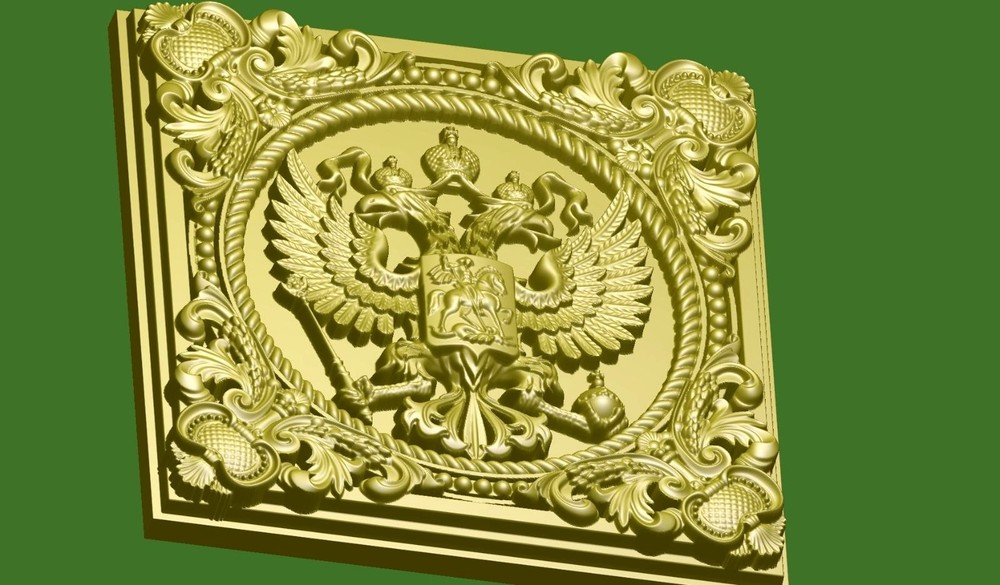 SQR E011 - 3d STL Relief Model for CNC Machine