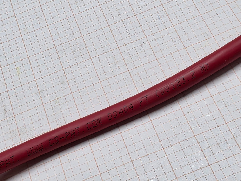 Commscope 1091B GigaSPEED X10D Cat6A U/UTP Riser Network Cable Red /100ft