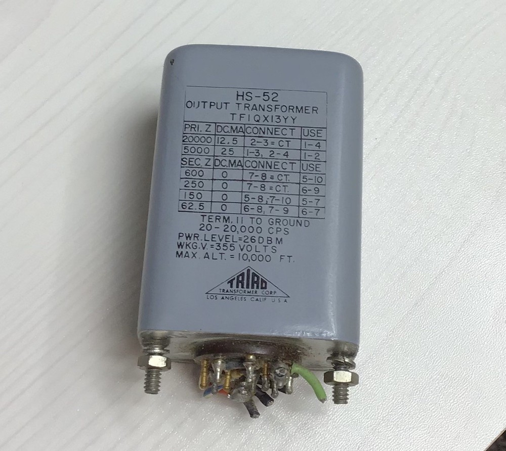 TRIAD HS-52 Output Transformer - Fairchild 670
