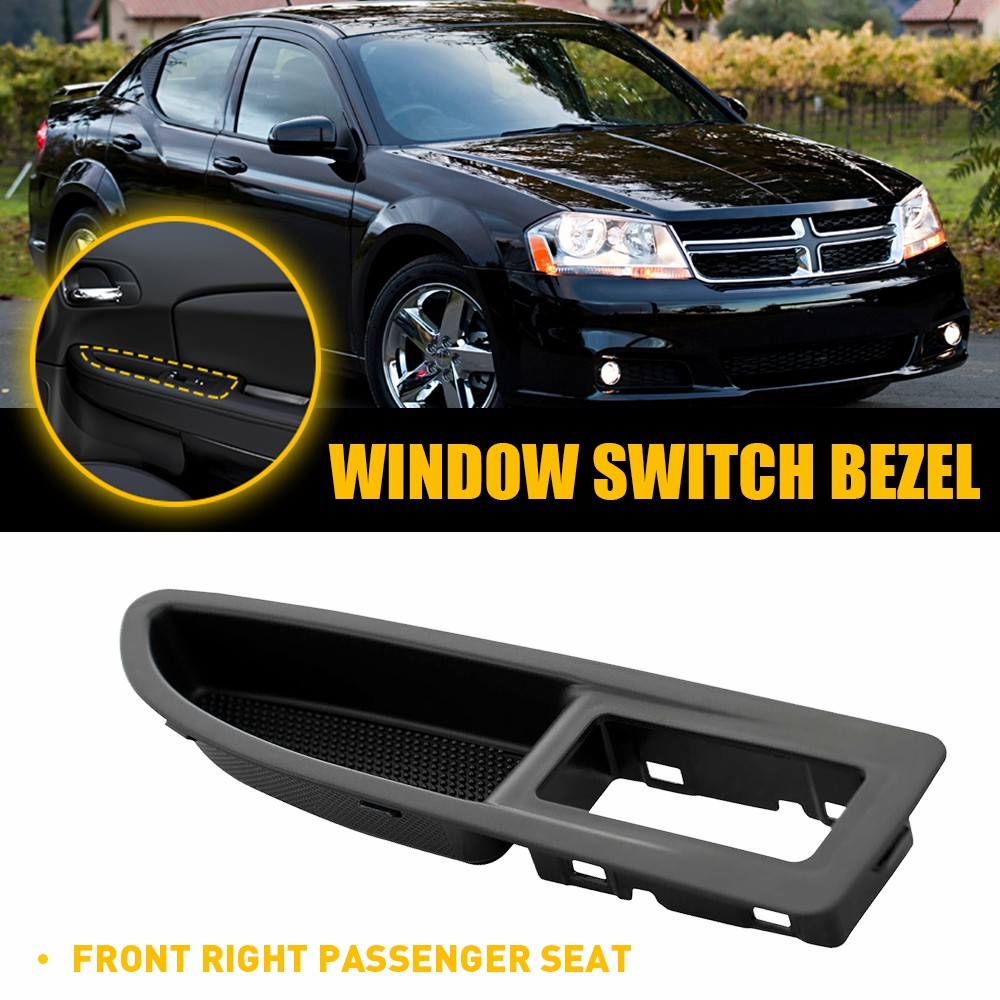 Driver Left Window Switch Panel Bezel Trim For 11-14 Dodge Avenger Chrysler 200