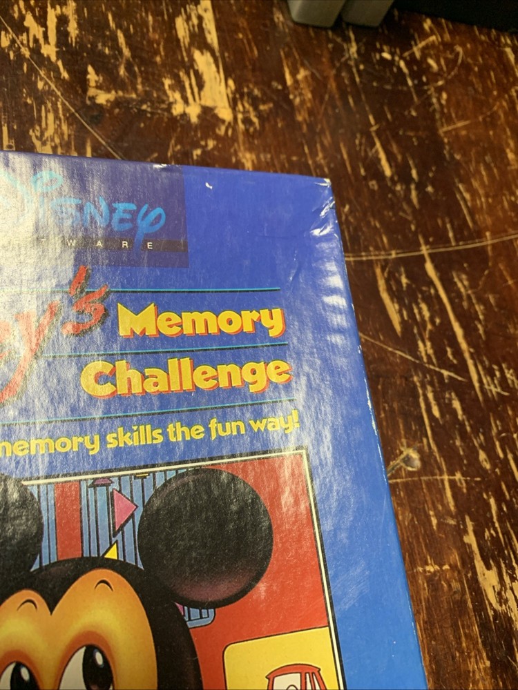 Disney Mickey’s Memory Challenge Vintage Computer 3.5” Game Disk -IBM, PC, Tandy